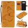 Mobigear Butterfly LG V60 ThinQ Hoesje Bookcase Portemonnee - Cognac