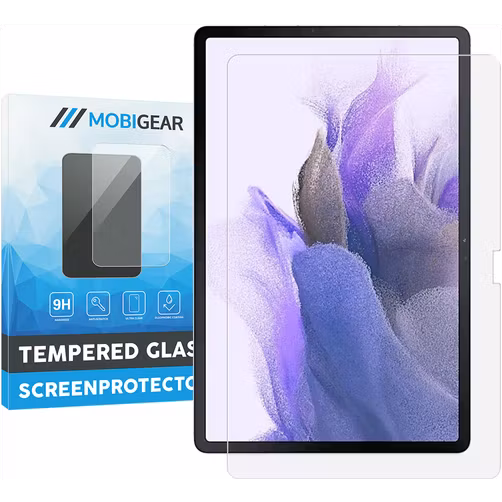 Mobigear Samsung Galaxy Tab S7 FE Glazen Screenprotector - Case Friendly