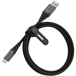 Otterbox Nylon Braided USB-A naar USB-C Kabel 1 Meter - Zwart