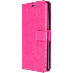 Mobigear Wallet Samsung Galaxy A51 Hoesje Bookcase Portemonnee - Roze