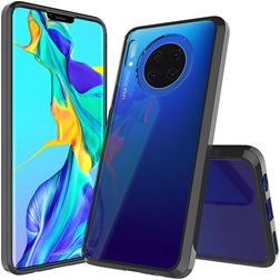 Mobigear Crystal Huawei Mate 30 Hoesje Hardcase Backcover - Zwart / Transparant