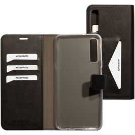 Mobiparts Classic Wallet Samsung Galaxy A7 (2018) Hoesje Bookcase Portemonnee - Zwart