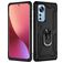 Mobigear Armor Ring Xiaomi 12 Hoesje Hardcase Backcover Shockproof met Ringhouder - Zwart
