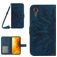 Mobigear Sunflower Samsung Galaxy Xcover 7 Hoesje Bookcase Portemonnee - Marineblauw