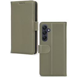 Mobilize Premium Gelly Wallet Samsung Galaxy A25 Hoesje Bookcase Portemonnee - Groen