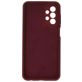 Mobiparts Samsung Galaxy A23 Siliconen Hoesje Backcover - Plum Red