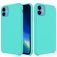 Mobigear Rubber Touch iPhone 11 Siliconen Hoesje Backcover - Turquoise
