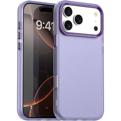 Mobigear Crystal iPhone 18 Pro Max Hoesje Hardcase Backcover - Paars