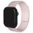 Mobilize Magnetic Siliconen Apple Watch Bandje Magneetsluiting - 42/41/40/38 mm - Roze
