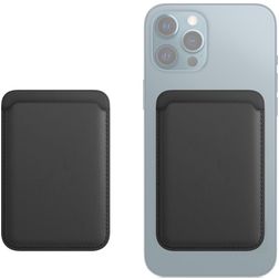 Mobigear Wallet Pasjeshouder - 3 Pasjes - MagSafe Compatible - Zwart