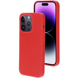 Mobiparts iPhone 14 Pro Siliconen Hoesje Backcover - Scarlet Red