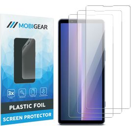 Mobigear Sony Xperia 5 V Screenprotector Folie - Case Friendly (3-Pack)