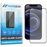 Mobigear Premium iPhone 12 Glazen Screenprotector Anti-Glare - Case Friendly - Zwart