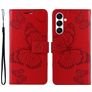 Mobigear Butterfly Samsung Galaxy A26 Hoesje Bookcase Portemonnee - Rood