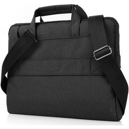 Mobigear Denim Zipper Laptop Schoudertas 11 - 12 inch Laptoptas - Zwart