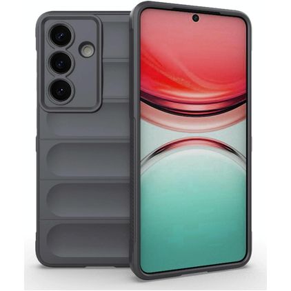 Mobigear Bumpy Samsung Galaxy S26 Hoesje Flexibel TPU Backcover - Grijs