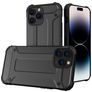 Mobigear Outdoor iPhone 14 Pro Hoesje Hardcase Backcover Shockproof - Zwart