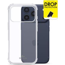 My Style Protective Flex Doorzichtig iPhone 17 Pro Hoesje Flexibel TPU Backcover Shockproof - Transparant