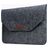 Mobigear Envelope Vilt Laptop Sleeve 12 inch Laptop hoes - Zwart