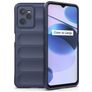 Mobigear Bumpy Realme C35 Hoesje Flexibel TPU Backcover - Donkerblauw