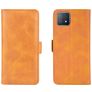 Mobigear Slim Magnet OPPO A73 5G Hoesje Bookcase Portemonnee - Cognac