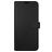 Valenta Gel Skin Samsung Galaxy A12 Hoesje Echt Leer Bookcase Portemonnee - Zwart