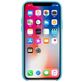 Mobigear Rubber Touch iPhone XS Siliconen Hoesje Backcover - Blauw