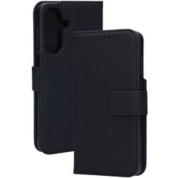 Mobiparts Wallet Samsung Galaxy A27 Hoesje Echt Leer Bookcase Portemonnee - Zwart