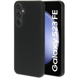 Mobiparts Samsung Galaxy S23 FE Siliconen Hoesje Backcover - Zwart