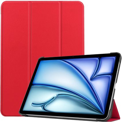 Mobigear Tri-Fold iPad Air 13 Inch (2025) Hoes Bookcase - Rood