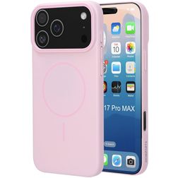 Mobiparts Slim Line iPhone 17 Pro Max MagSafe Hoesje Hardcase Backcover - Blush Pink
