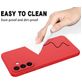 Mobigear Rubber Touch Samsung Galaxy A56 Siliconen Hoesje Backcover - Rood