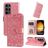 Mobigear Sunflower Samsung Galaxy S24 Ultra Hoesje Bookcase Portemonnee - Roségoud