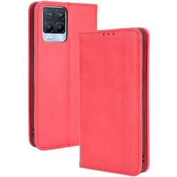 Mobigear Sensation Realme 8 Hoesje Bookcase Portemonnee - Rood