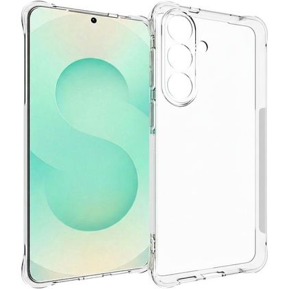 Mobigear Cushion Doorzichtig Samsung Galaxy S26 Plus Hoesje Flexibel TPU Backcover - Transparant