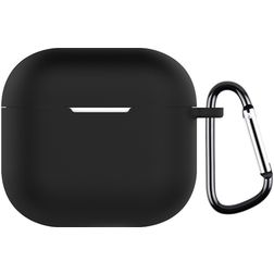Mobigear Colors Apple AirPods 4 Hoesje Flexibel Siliconen - Zwart