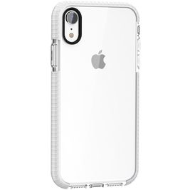 Mobigear Full Bumper iPhone X Hoesje Hardcase Backcover Shockproof - Transparant / Wit