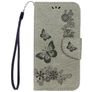 Mobigear Butterfly Samsung Galaxy S8 Hoesje Bookcase Portemonnee - Grijs