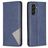 Mobigear Rhombus Slim Samsung Galaxy S25 FE Hoesje Bookcase - Blauw