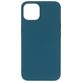 Mobiparts iPhone 14 Siliconen Hoesje Backcover - Blueberry Blue