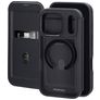 Mobiparts Shield Line iPhone 17 Pro MagSafe Hoesje Bookcase - Zwart
