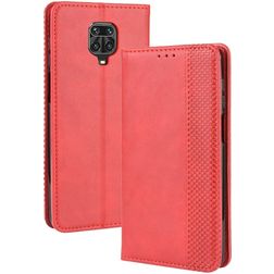 Mobigear Sensation Xiaomi Redmi Note 9S Hoesje Bookcase Portemonnee - Rood