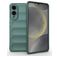 Mobigear Bumpy Samsung Galaxy S25 Edge Hoesje Flexibel TPU Backcover - Groen