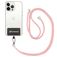 Mobigear Lanyard Universeel Telefoonkoord Verstelbaar - Roze