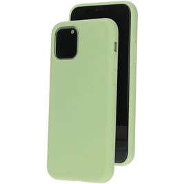 Mobiparts iPhone 11 Pro Siliconen Hoesje Backcover - Pistache Green Mobiparts iPhone 11 Pro Siliconen Hoesje Backcover - Pistache Green