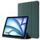Mobigear Tri-Fold Gel iPad Air 11 Inch (2024) Hoes TPU,Kunstleer Bookcase + Stylus Houder - Groen