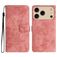 Mobigear Butterfly iPhone 17 Pro Hoesje Bookcase Portemonnee - Roze