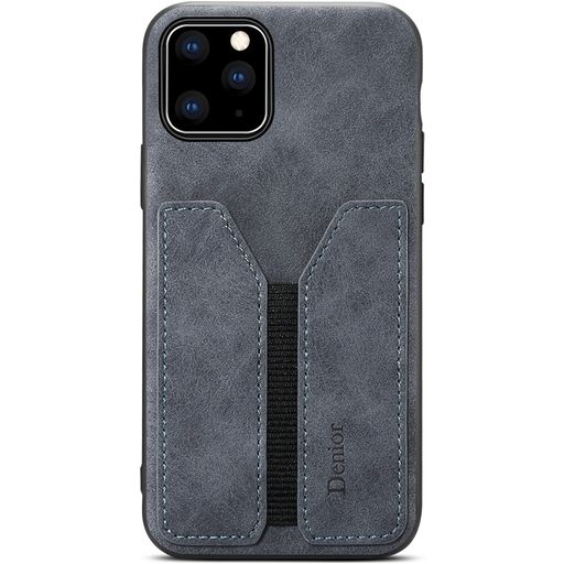 Mobigear Card Pocket iPhone 11 Hoesje Backcover Shockproof met Pasjeshouder - Grijs