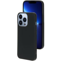 Mobiparts iPhone 13 Pro Siliconen Hoesje Backcover - Zwart