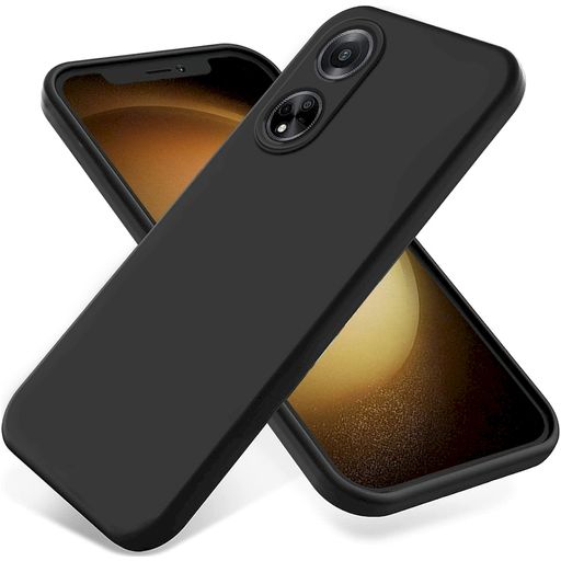 Mobigear Colors OPPO A98 Siliconen Hoesje Backcover - Zwart